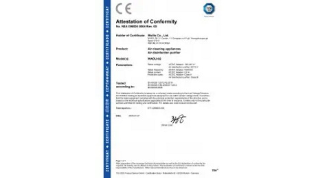 Wellisair-certificado-CE-seguridad-aomasplus-cadiz